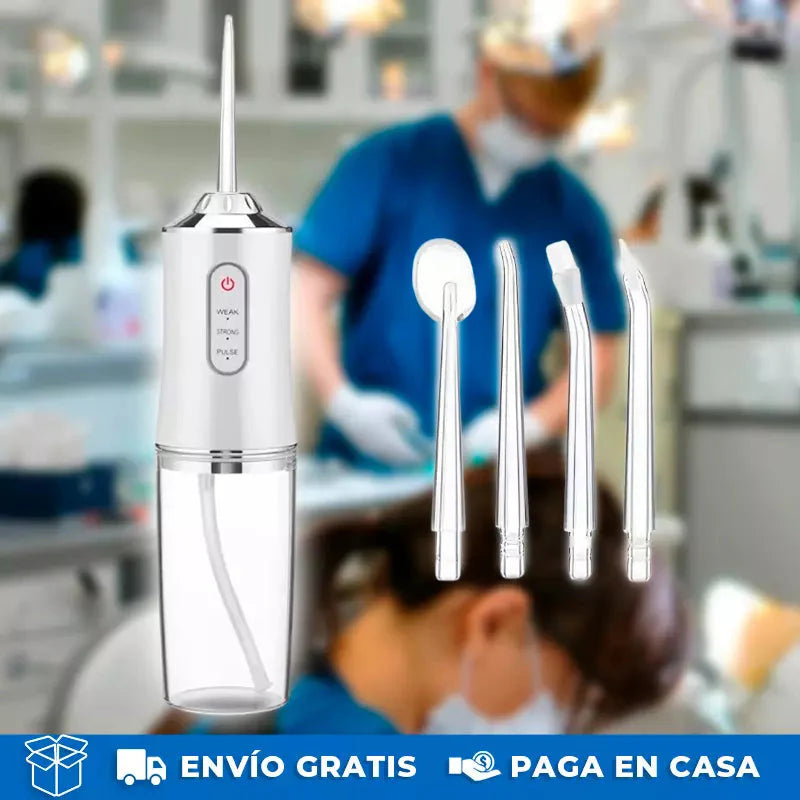 Irrigador Dental Inalámbrico — Elimina Lo Que Tu Cepillo No Puede En Segundos 💧