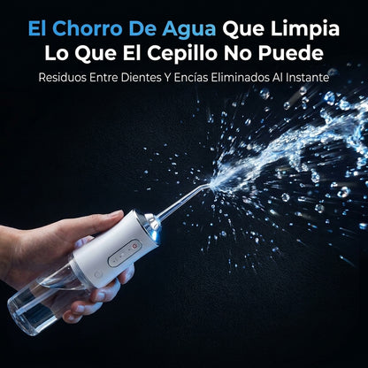 Irrigador Dental Inalámbrico — Elimina Lo Que Tu Cepillo No Puede En Segundos 💧