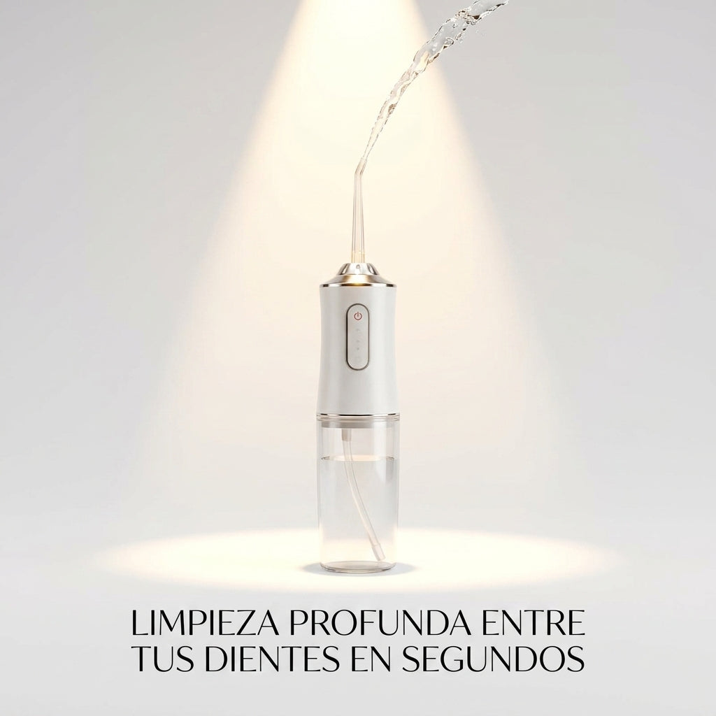 Irrigador Dental Inalámbrico — Elimina Lo Que Tu Cepillo No Puede En Segundos 💧