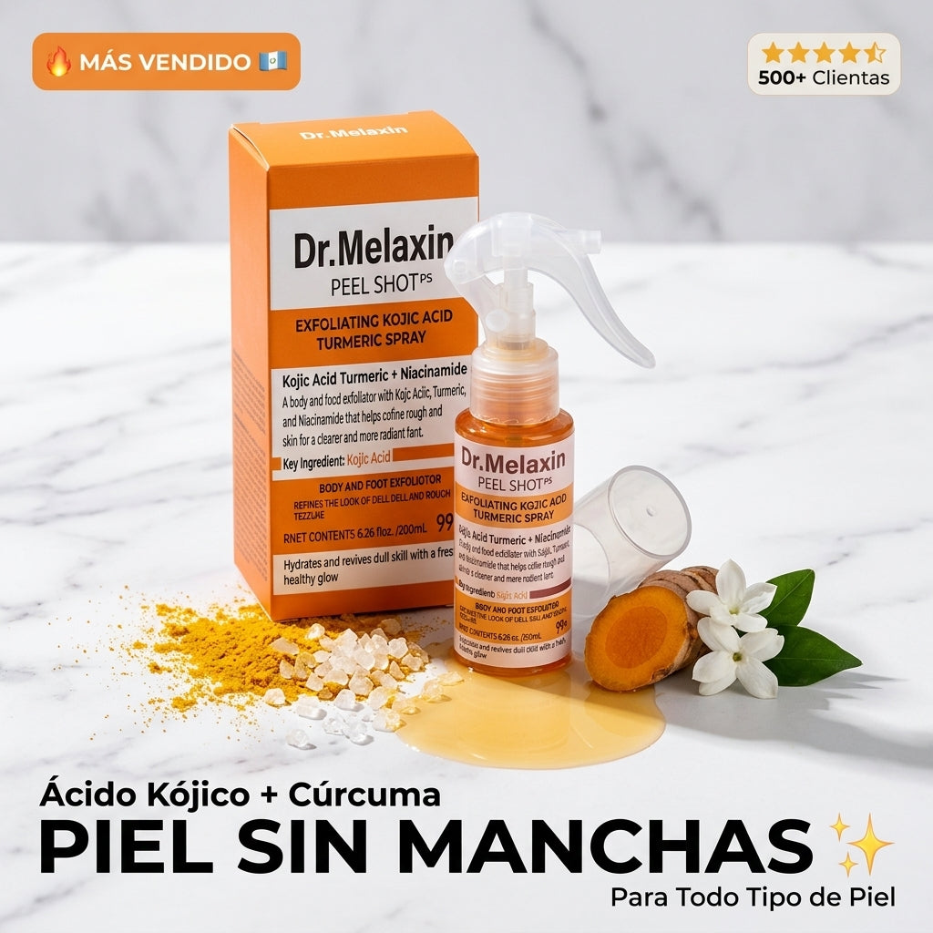 Dr. Melaxin Peel Shot — Elimina Manchas, Afina la Piel y Recupera Tu Brillo Natural en Días ✨