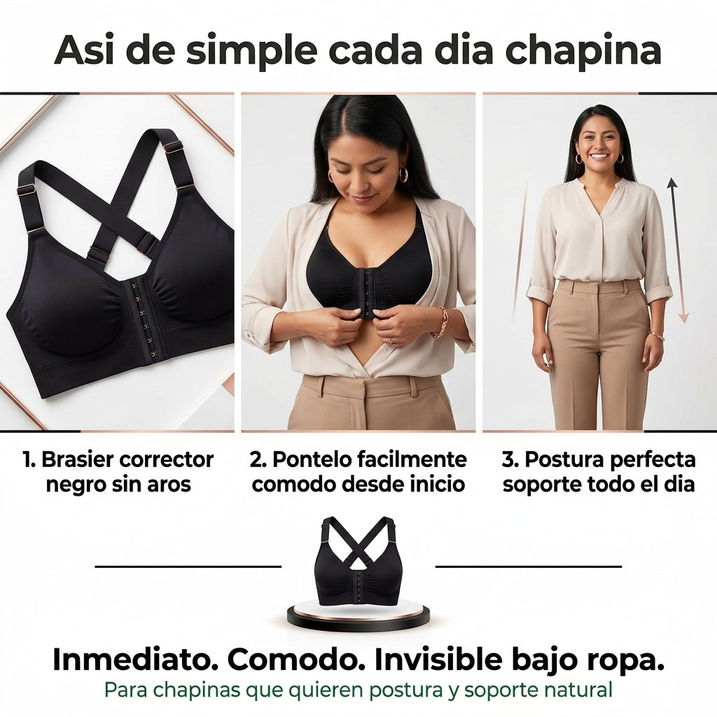 Brasier Corrector Postural — Levanta, Moldea y Elimina el Dolor de Espalda al Instante 🔥