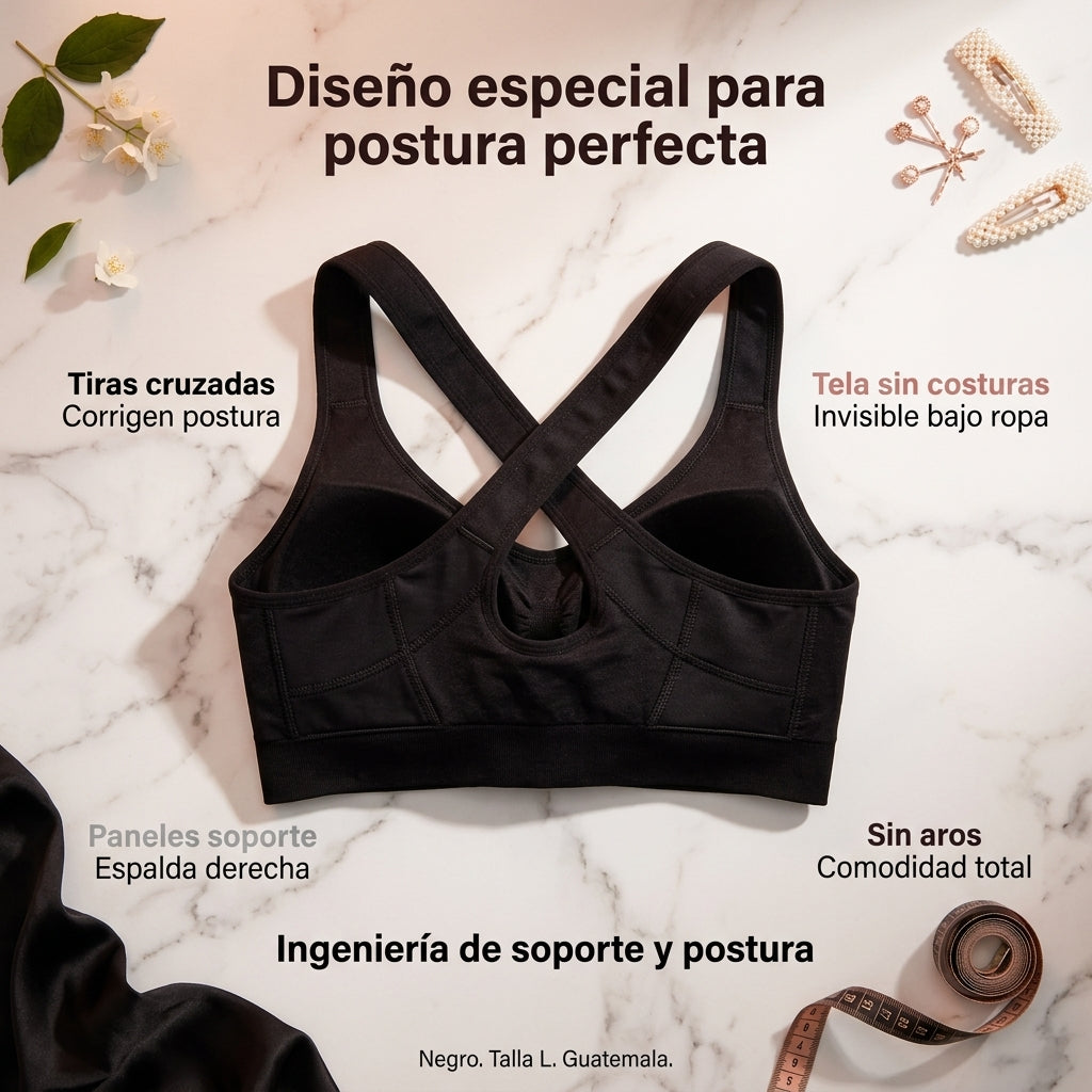 Brasier Corrector Postural — Levanta, Moldea y Elimina el Dolor de Espalda al Instante 🔥