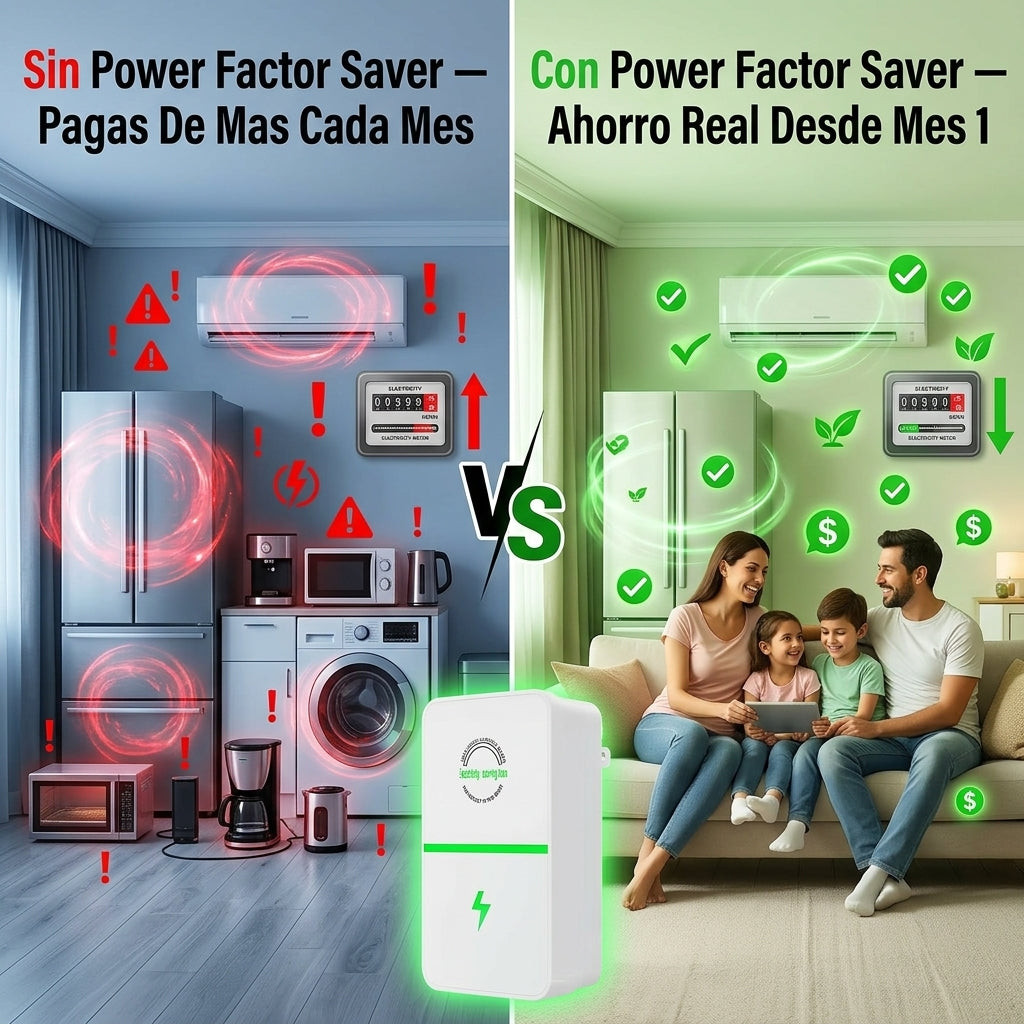 Caja Ahorradora de Energía — Reduce tu Factura de Luz Hasta un 50% desde el Primer Mes ⚡