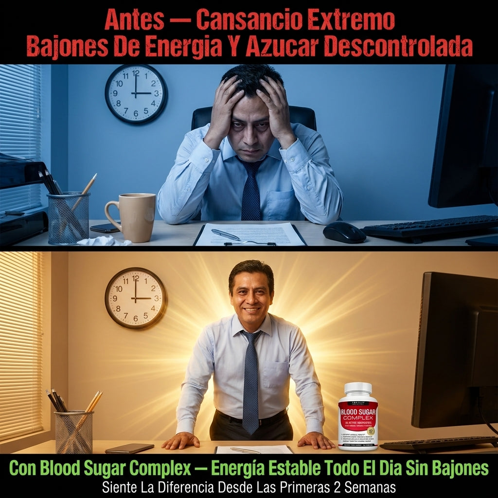 Blood Sugar Complex — Controla Tu Azúcar Naturalmente Con 20 Ingredientes Activos 🌿