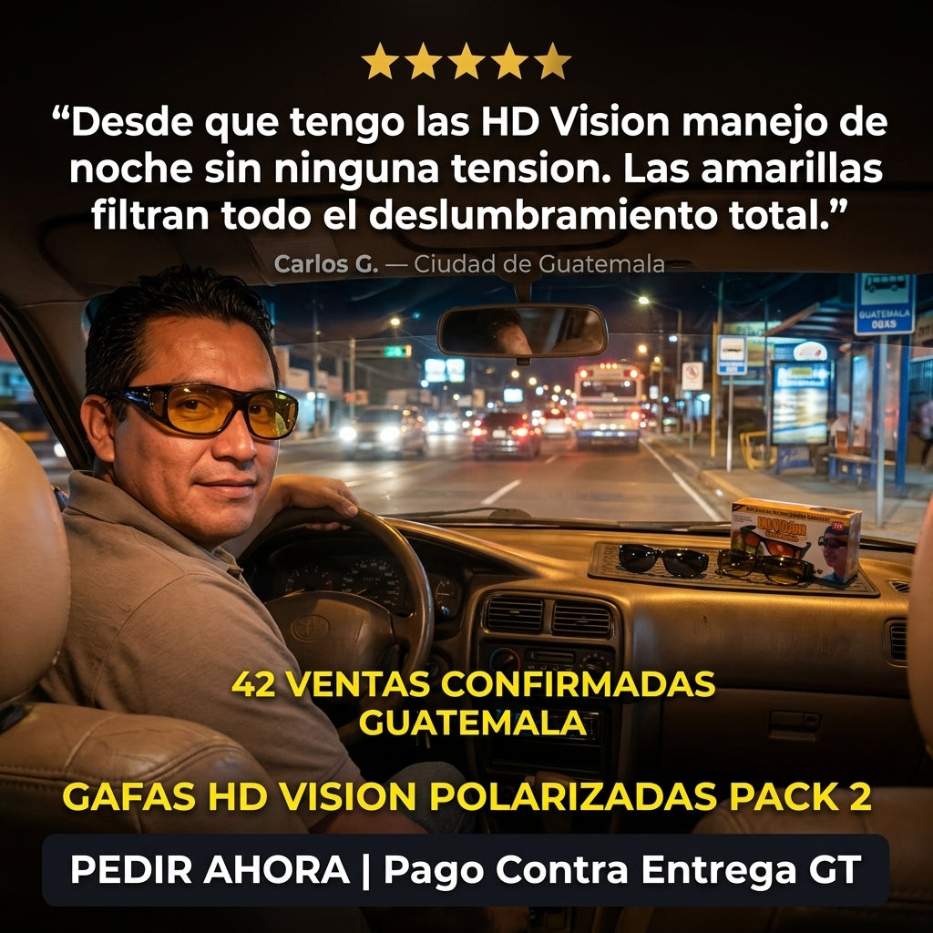 Gafas HD Vision Polarizadas — Ve el Doble de Claro de Día y de Noche 🌙