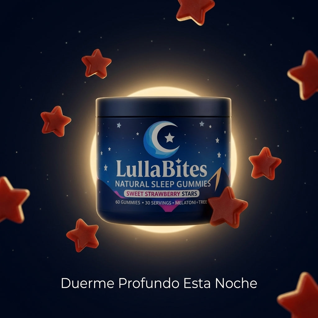 LullaBites Gomitas Para Dormir — Concilia el Sueño en Minutos de Forma Natural 🌙