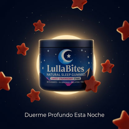 LullaBites Gomitas Para Dormir — Concilia el Sueño en Minutos de Forma Natural 🌙