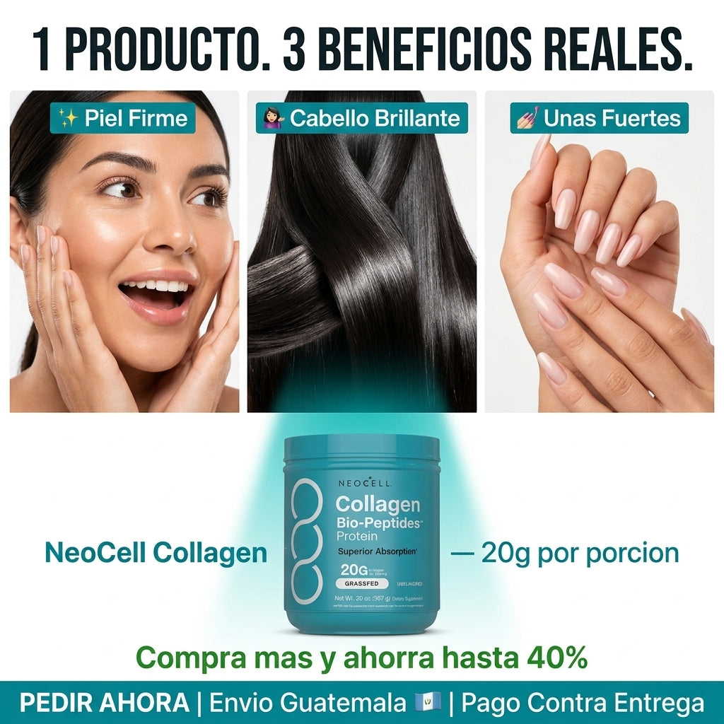 NeoCell Colágeno — Piel Radiante, Cabello Fuerte y Uñas Perfectas ✨