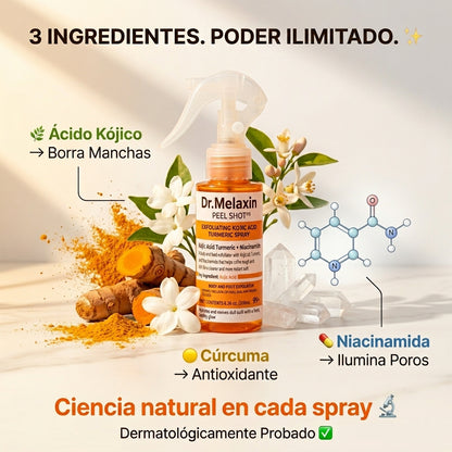 Dr. Melaxin Peel Shot — Elimina Manchas, Afina la Piel y Recupera Tu Brillo Natural en Días ✨