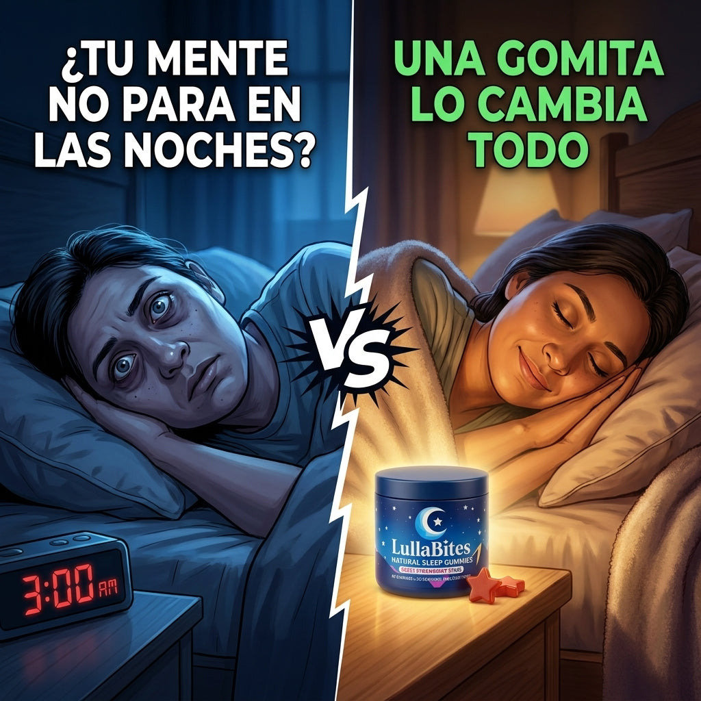 LullaBites Gomitas Para Dormir — Concilia el Sueño en Minutos de Forma Natural 🌙