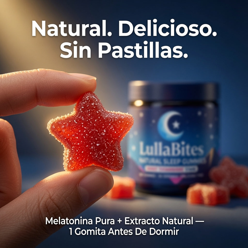 LullaBites Gomitas Para Dormir — Concilia el Sueño en Minutos de Forma Natural 🌙