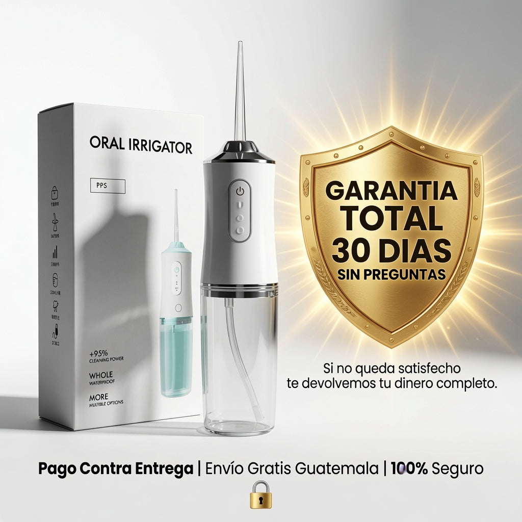 Irrigador Dental Inalámbrico — Elimina Lo Que Tu Cepillo No Puede En Segundos 💧