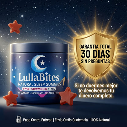 LullaBites Gomitas Para Dormir — Concilia el Sueño en Minutos de Forma Natural 🌙